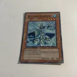 YuGiOh Blizzard Warrior HA01-EN002 Super Rare Limited Edition Card - Image 1