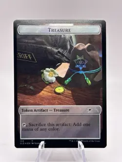 Treasure 153 Walker 148 Foil Token SLD MTG NM - Image 1