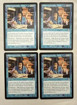 Flash of Insight x4 MTG Judgment 4x Magic Excellent Light Play EX LP - Image 1