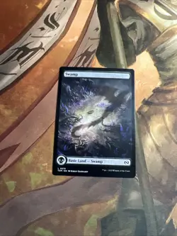 MTG Tarkir Dragonstorm FULL ART L Swamp #0274 - Image 1