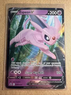 Espeon V SWSH201 Holo Sword & Shield Promo Pokemon Card - Image 1