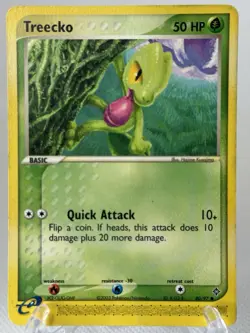 Treecko 80/97 Common Dragon Pokemon Moderately Played 2003 E Series - Image 2
