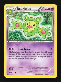 Reuniclus 35/124 LP Fates Collide English Pokemon Card TCG - Image 1