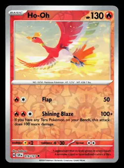 Ho-Oh 019/191 Surging Sparks NM Reverse Holo Pokemon Card TCG - Image 1