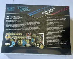 Crown Zenith Pokemon Center Elite Trainer Box Plus ETB TCG Card Factory Sealed - Image 2
