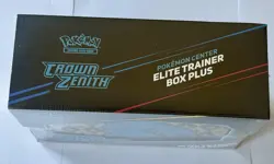 Crown Zenith Pokemon Center Elite Trainer Box Plus ETB TCG Card Factory Sealed - Image 3