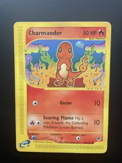 Pokemon TCG Charmander Expedition 98/165 Non Holo DAMAGED - Image 1