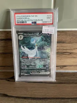 Pokemon PSA 9 Gardevoir EX 233/091 Special Illustration Rare SIR - Paldean Fates - Image 1