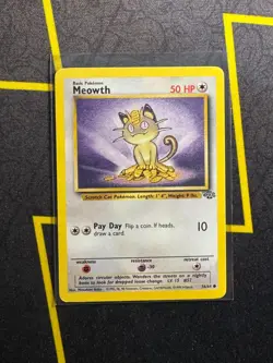 Meowth 56/64 - Pokemon TCG Jungle Set Unlimited LP - Image 1