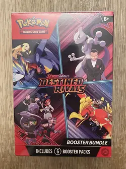 Pokemon Scarlet & Violet Destined Rivals Booster Bundle - 6 Packs *Brand New* - Image 1