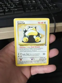 Pokemon Jungle Snorlax Highlighter 27/64 ERROR MISPRINT - Image 1