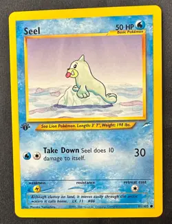 Pokemon 2002 Neo DESTINY 1st Edition SEEL 81/105 NM - never played - Image 1