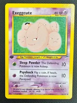 Pokemon 2002 Neo DESTINY 1st Edition EXEGGCUTE 64/105 NM - never played - Image 1