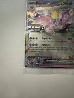 Espeon EX Prismatic Evolutions STAMPED Promo 034/131 Pokemon 2025 - Image 5