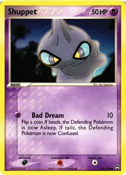 Pokemon TCG Shuppet 61/108 Ex Power Keepers Common Regular MP - Image 1