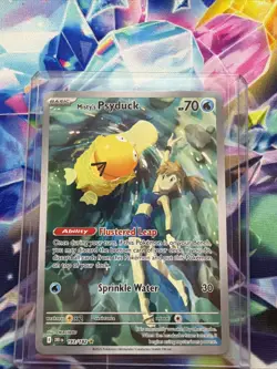 Pokemon TCG Misty's Psyduck Destined Rivals 193/182 Illustration Rare - Image 1