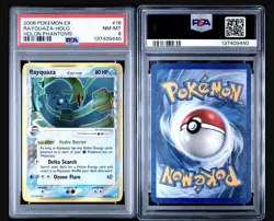 Pokemon TCG Rayquaza Holo Rare Delta Species PSA 8 - Image 3