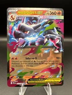 Mega Charizard X EX 13/94 - Pokemon Phantasmal Flames - NM - Image 1