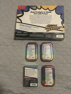 Pokemon TCG Ascended Heroes Mega Feraligatr ex box and collection. Sealed - Image 2