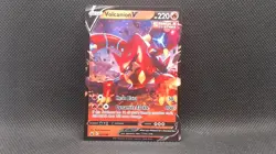 VOLCANION V 025/198 HOLO V RARE CHILLING REIGN POKEMON NM - Image 1