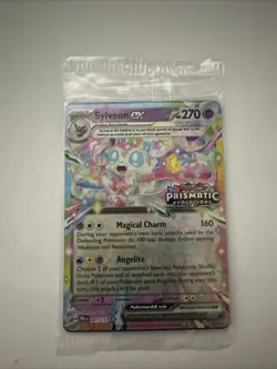 Pokemon Sylveon EX 041/131 Prismatic Evolutions Stamp Promo Sealed - Image 1