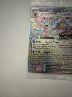 Pokemon Sylveon EX 041/131 Prismatic Evolutions Stamp Promo Sealed - Image 5