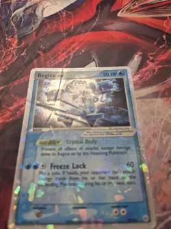 Regice ex Hidden Legends 97/101 Holo Rare Pokemon Nintendo Cracked Ice HP/DMG - Image 2