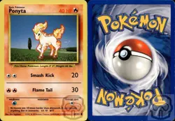 Ponyta 60/102 C Base Set Unlimited Pokemon NM/M - Image 2