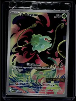 Pokemon TCG Bulbasaur 133/132 Mega Evolution Illustration Sealed Rare NM B - Image 1