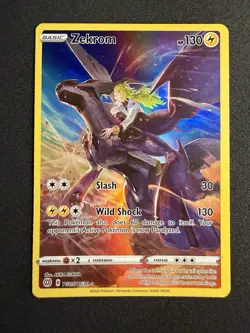 Pokemon TCG Zekrom TG05/TG30 Swsh09: Brilliant Stars Trainer Gallery Holo - Image 1