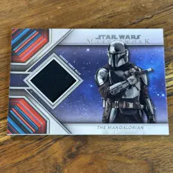 The Mandalorian 2022 Topps Star Wars Masterwork SOURCED FABRIC RELIC Card #CR-TM - Image 1