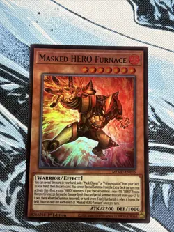 Yugioh Masked HERO Furnace MZMU-EN015 Maze of Muertos 1st Edition NM - Image 1
