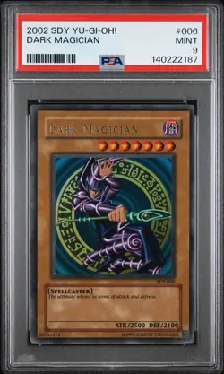 2002 Yu-Gi-Oh! Dark Magician Starter Deck: Yugi SDY Unlimited Ultra Rare PSA 9 - Image 1