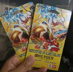 One Piece (OP15) Adventure on Kami's Island Sleeved Booster Pack LOT OF 2 - Image 1