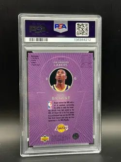1997 Upper Deck Collector's Choice Kobe Bryant Miniatures M13 PSA 8 Lakers - Image 2