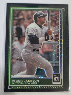 2025 Panini Donruss - Optic Reggie Jackson #75 Black Pandora Prizm - Image 1