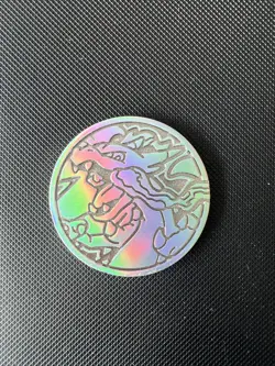 Pokemon Phantasmal Flames Mega Charizard X EX Coin - UPC Metal Coin - Image 1