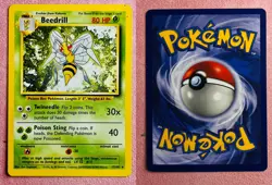 Beedrill 17/102 | Base Set Unlimited | 1999 Vintage WOTC Pokemon TCG Card | MP - Image 3