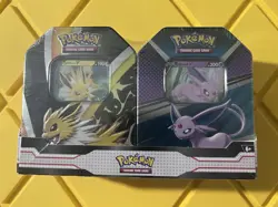 Pokemon Trading Card Game: Jolteon Espeon Tin Bundle 820650855658 - Image 1