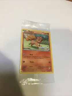 Pokemon Card Vulpix 20/160 Build-a-Bear Workshop Promo Stamp Stamped Sealed New - Image 2