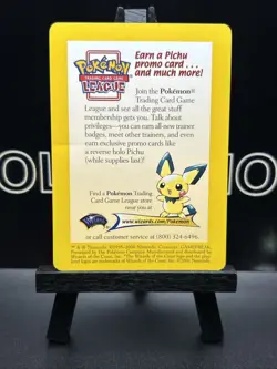 Pokemon Neo Discovery The Secrets Of The Unown Promo Card (Unown Pichu) LP - Image 5