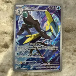 Pokemon TCG Inteleon Mega Evolution Shiny Rare 142/132 NM Card - Image 1