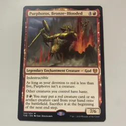 Purphoros, Bronze-Blooded Theros Beyond Death Regular NM - Magic the Gathering - Image 1