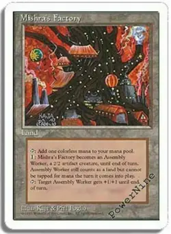 MTG Mishra's Factory - 4ED Fourth Edition LP - Image 1
