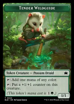 Tender Wildguide-Bloomburrow Tokens-Regular-24-LP - Image 1