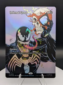 MTG: Marvel Universe Eternal-Legal: Infernal Grasp Mythic FOIL (NM) - Image 1