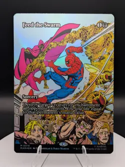 MTG: Marvel Universe Eternal-Legal: Feed the Swarm Mythic FOIL (NM) - Image 1