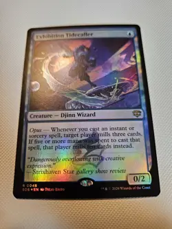 Exhibition Tidecaller (Foil) Rare MTG Secrets of Strixhaven - Image 1