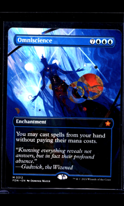 2024 MTG Magic the Gathering SPG Special Guests Borderless #312 Omniscience - Image 1