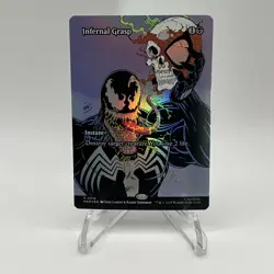 MTG Spider-Man M0018 Infernal Grasp #18 Borderless FOIL - Image 1